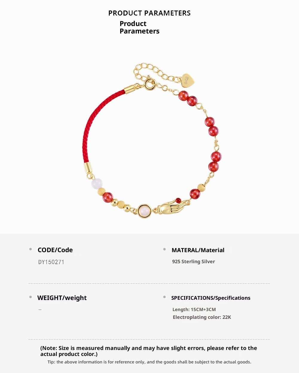 Chalcedony Design Fashionable All-match Personalized Women's Bracelet