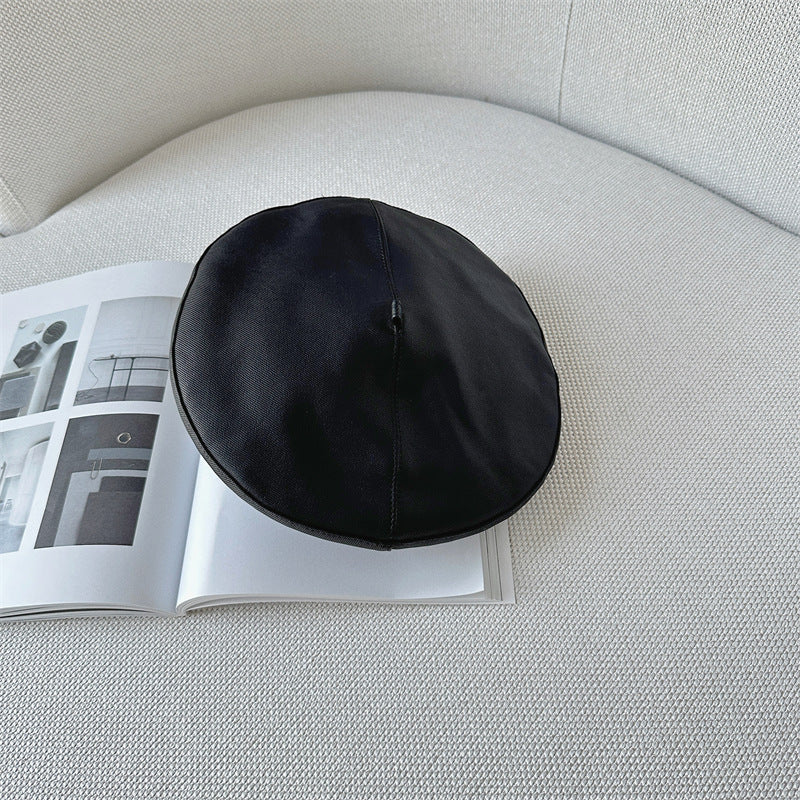 PU Beret Women's Fashion Leather Hat