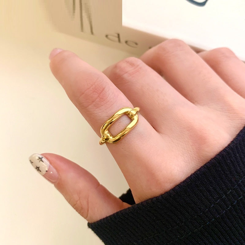 All-matching Niche High-grade Non-fading Ring