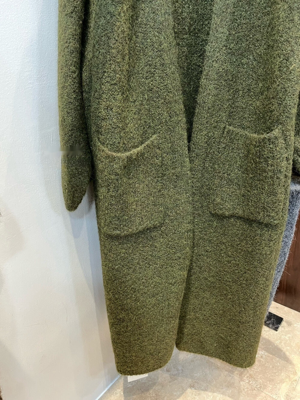 Idle Style Large V-neck Loose Long Knitted Cardigan