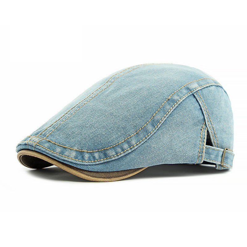 Washed Denim Hat Korean Fashion Women's Fashion Beret