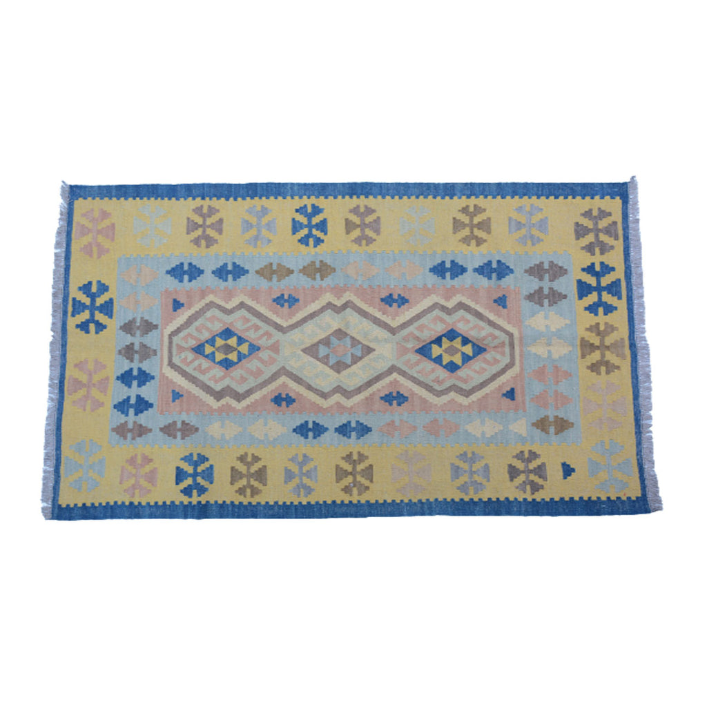 modern-dusk-blue-kilim-rug