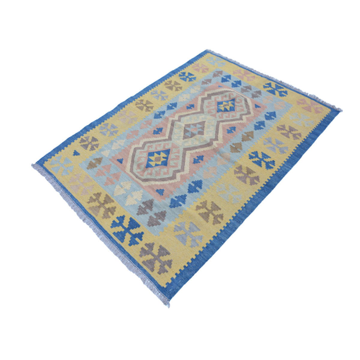 modern-dusk-blue-kilim-rug