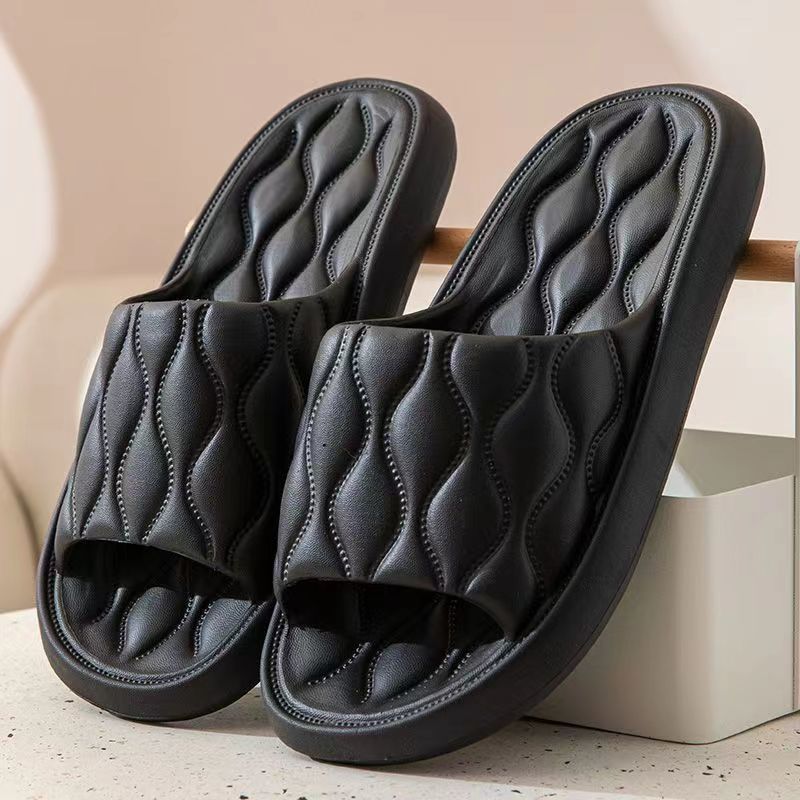 Soft Bottom Slippers For Men And Women Summer Home Indoor Home Non-slip Bathroom Deodorant Slippers
