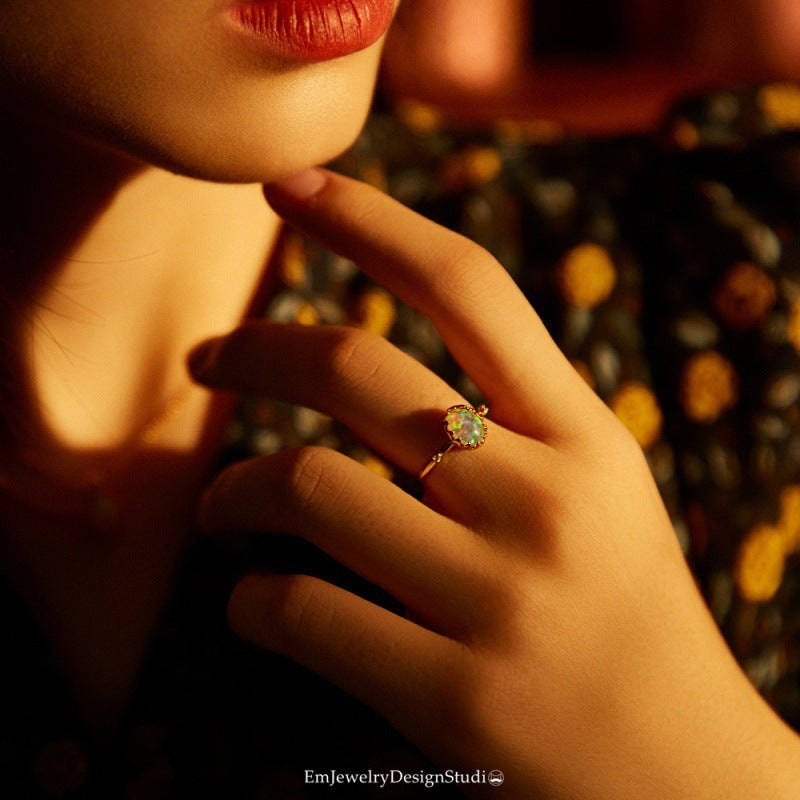 Japanese-style Light Wings Opal Pendant Women's Ins Niche Design High-end Feel