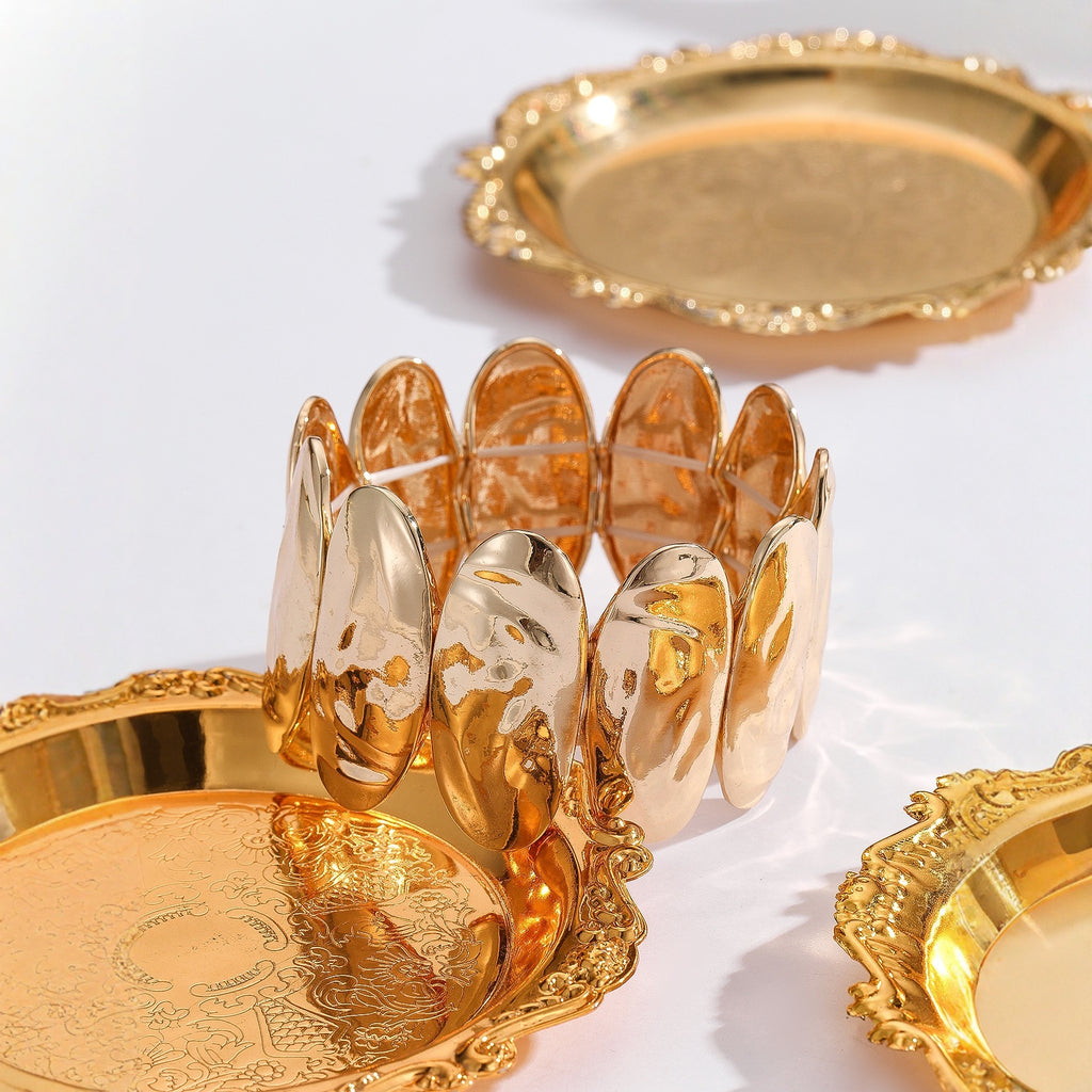 Autumn And Winter Exaggerated Elliptical Bracelet