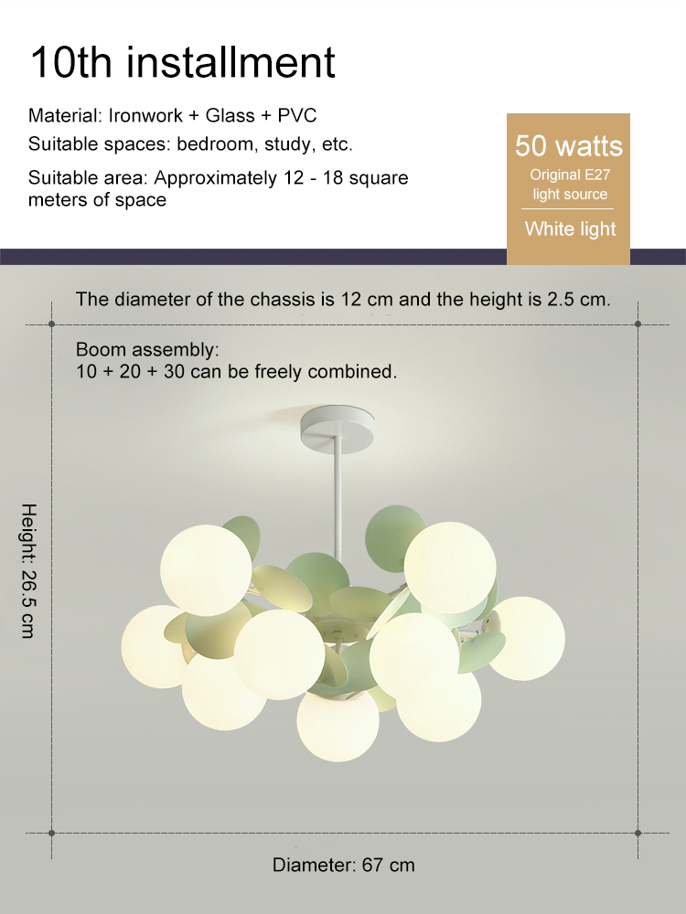 Creative Magic Bean Ceiling Light for Living Room and Master Bedroom