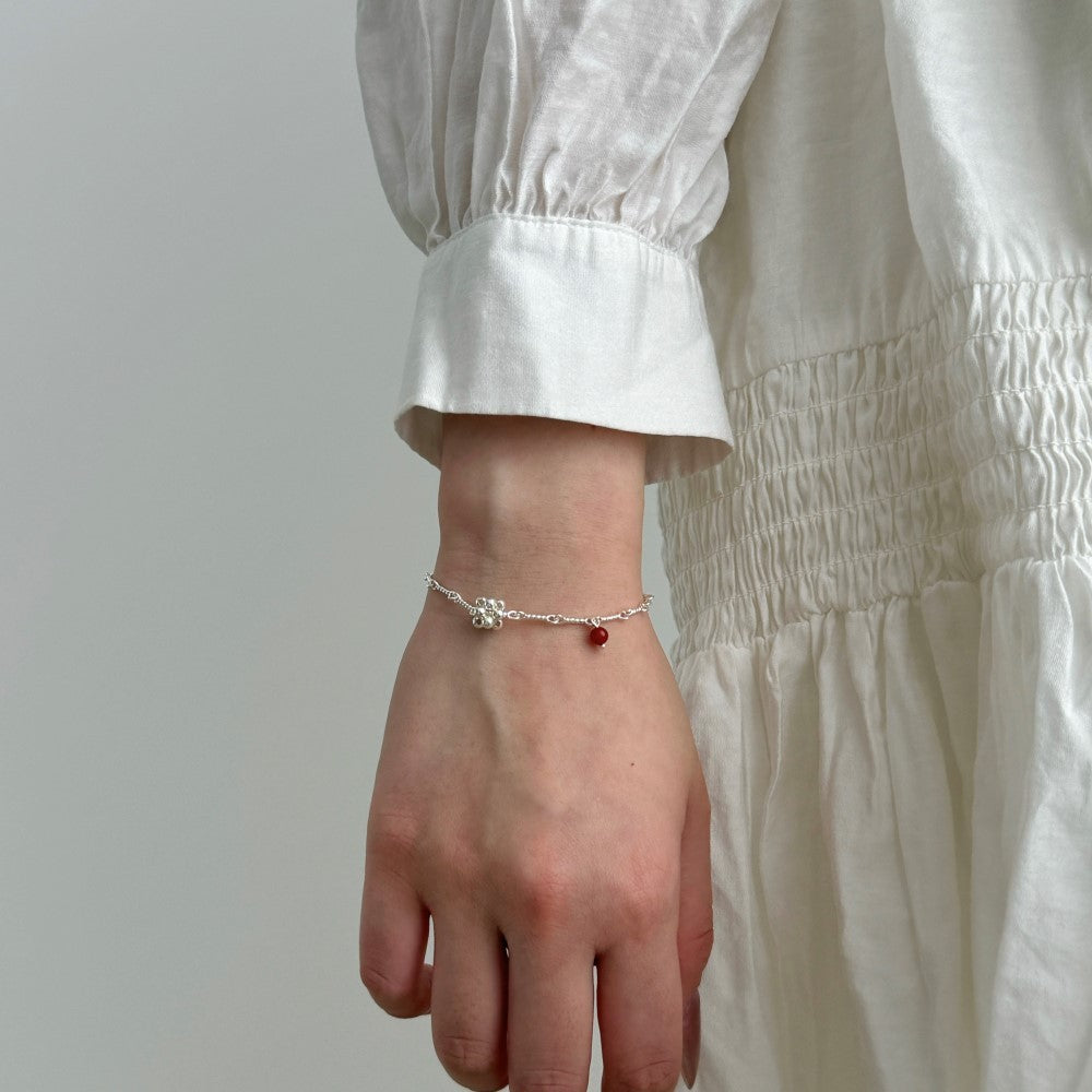 S925 Sterling Silver Bracelet Female Twist