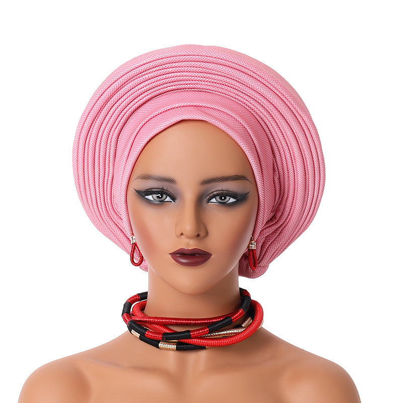 Heavy Industry Bright Silk Laminated Bandage Party Toque