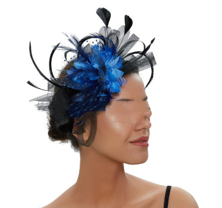 European And American Horse Festival Tea Party Mesh Hair Accessories Billycock Barrettes