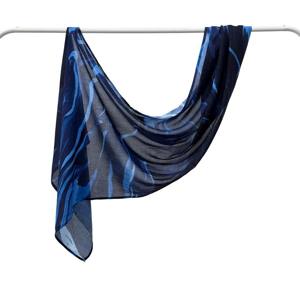 Modal Cotton Headscarf Marble Digital Printing