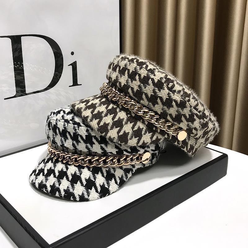 British Style Octagonal Cap Women's Hat