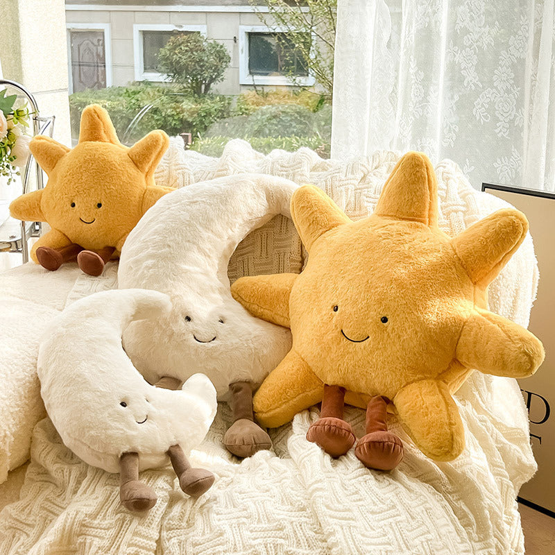 Sun Pillow Sofa Living Room Decoration Pillow Moon Pillow