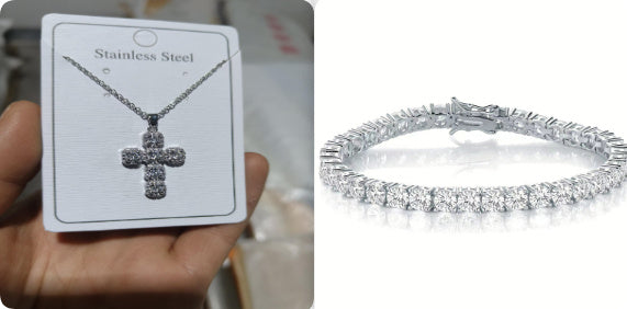 Classic 18K Gold Electroplated Zircon High-grade Tennis Full Diamond Personality Bracelet