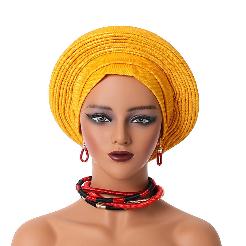 Heavy Industry Bright Silk Laminated Bandage Party Toque