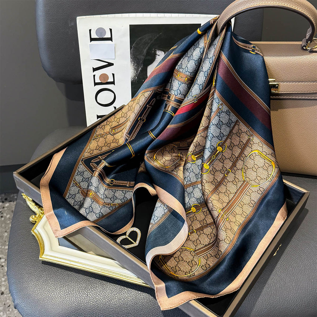 Polka Dot Cashew Color Matching Scarf Female Stylish Thin Sunscreen Scarf