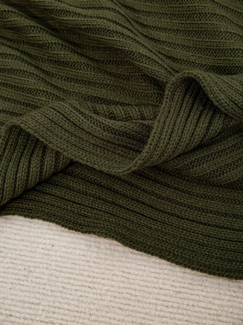 Loose All-matching Crew-neck Batwing Sleeve Pullover Women's Large Size Sweater