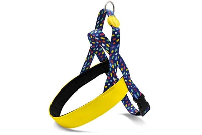 Morso Norwegian dog harness recycled Color Invaders purple
