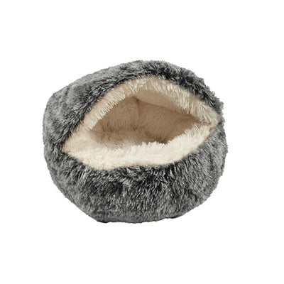 Croci cat basket igloo mixed black and white