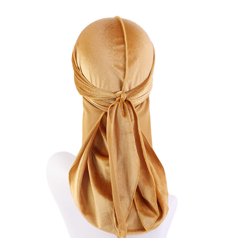 European And American Popular Korean Velvet Long Tail Pirate Hat