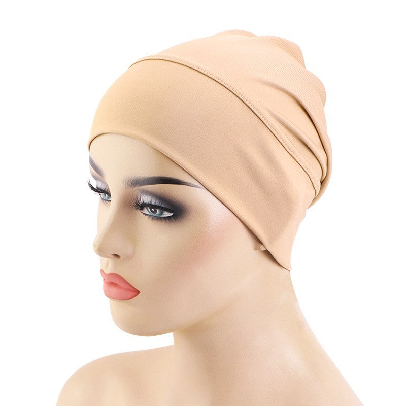 Ethnic Stretch Tam-o'-shanter Solid Color