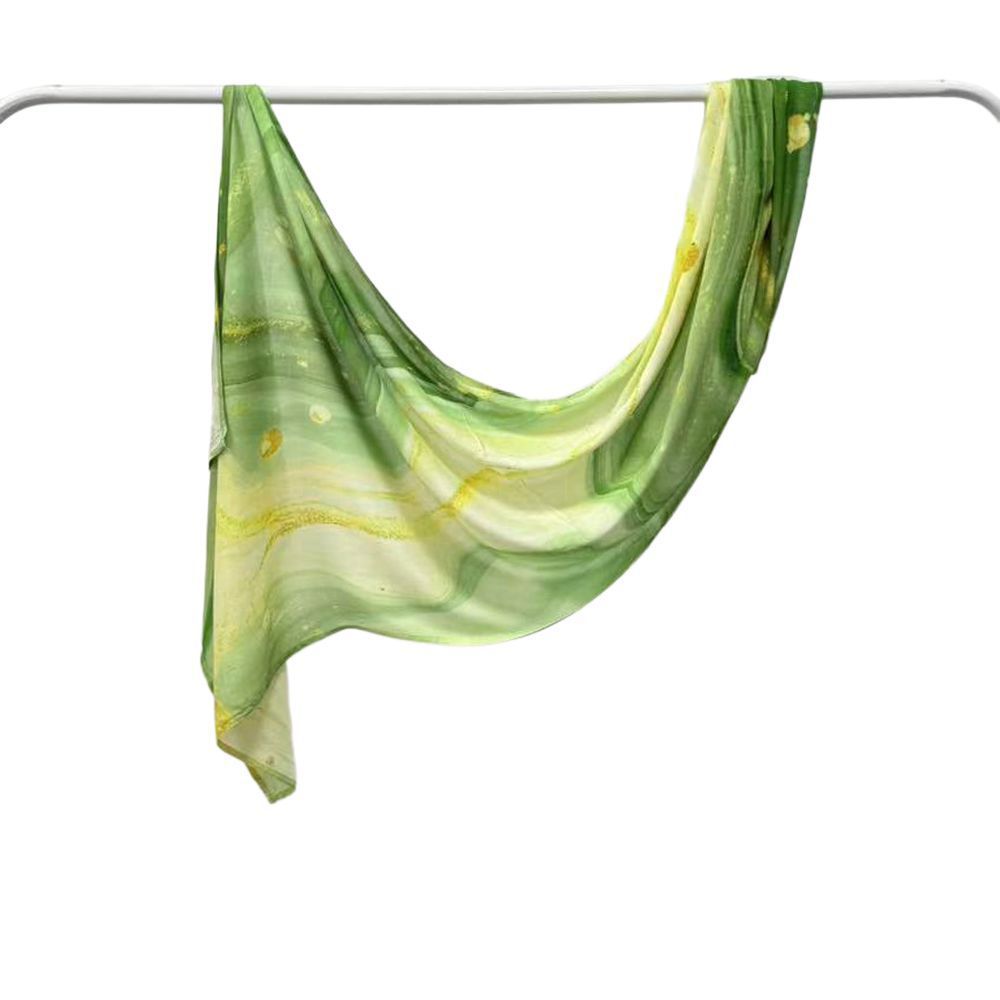 Modal Cotton Headscarf Marble Digital Printing