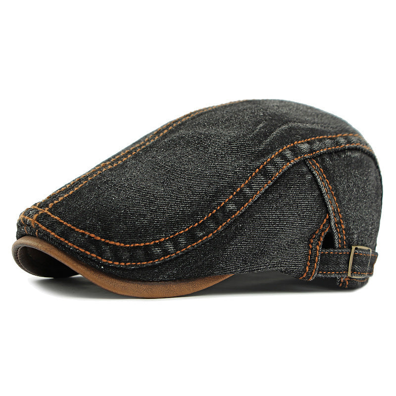 Washed Denim Hat Korean Fashion Women's Fashion Beret