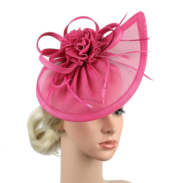Linen Horse Racing Top Hat Hair Accessories