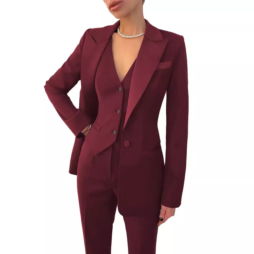 Women's Three-piece Suit Business Professional Leisure
