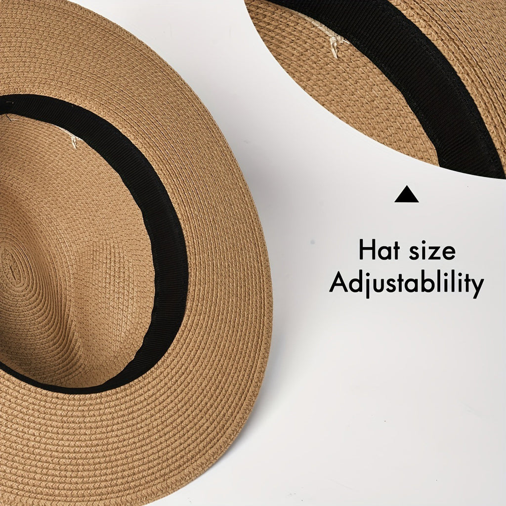 Hot Selling Panama Hat Summer Men's And Women's Vacation Beach Straw Hat