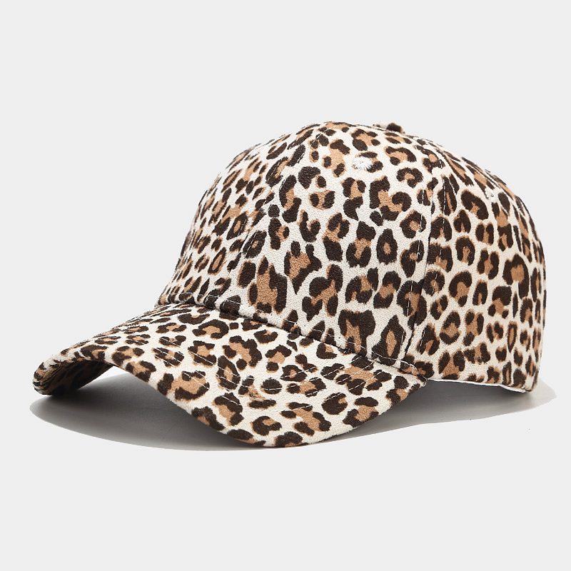 Casual All-match Leopard Print Peaked Cap Summer Outdoor Sun Hat