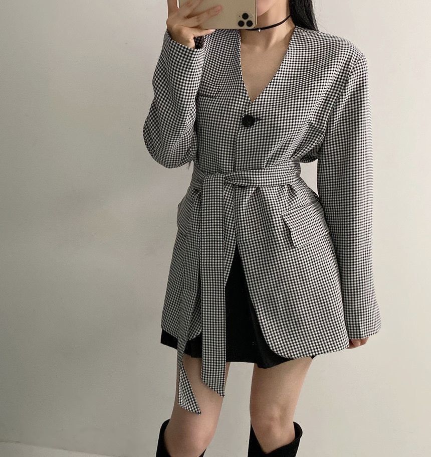 Women's Slim Elegant Tied Suit