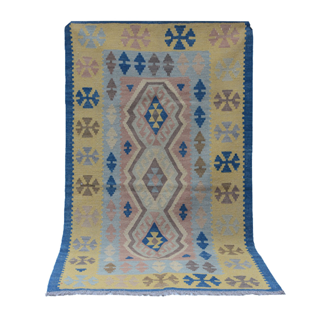 modern-dusk-blue-kilim-rug