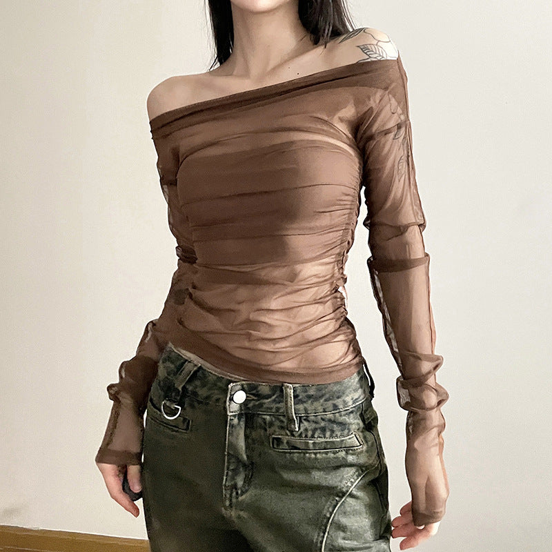 Women's Solid Color Slim Fit T-shirt