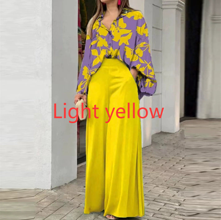 Fashionable Casual Elegant Wide-leg Pants