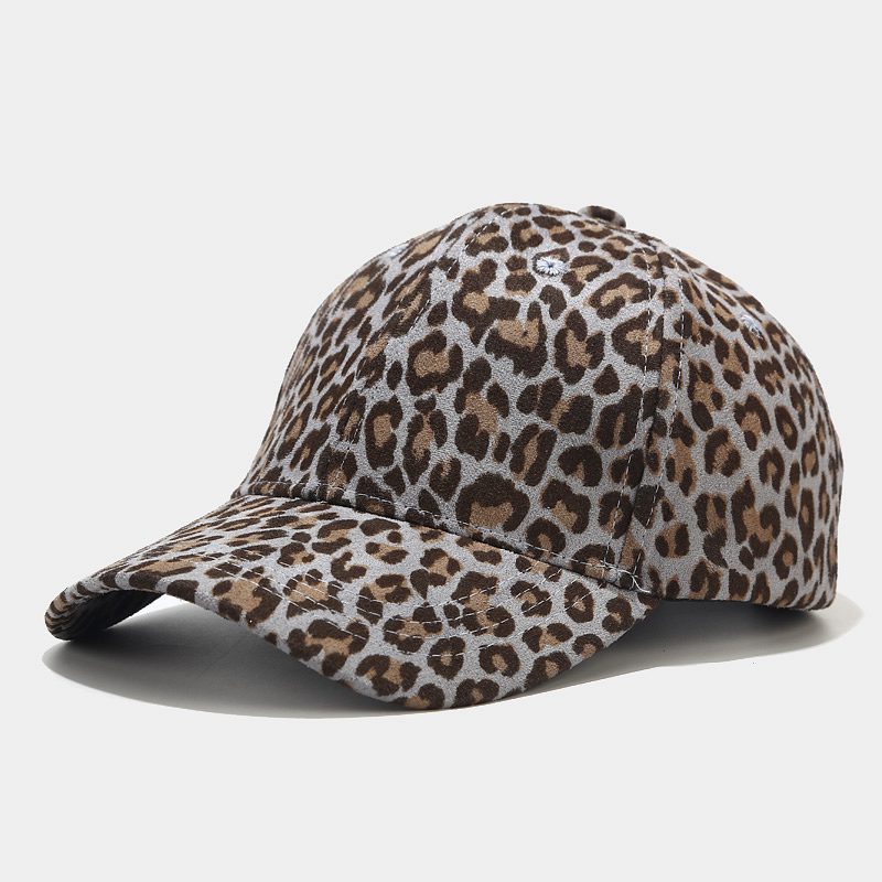 Casual All-match Leopard Print Peaked Cap Summer Outdoor Sun Hat