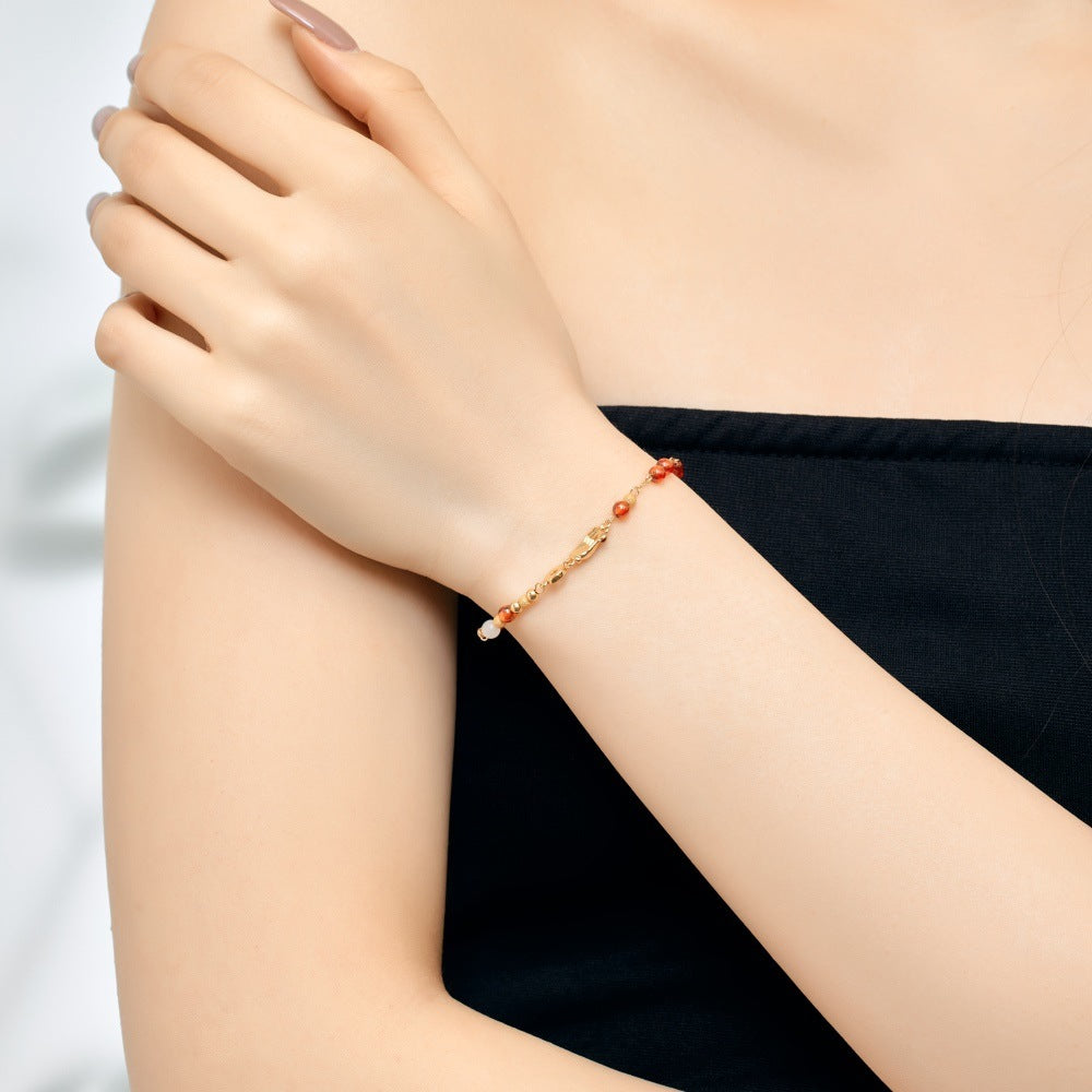 Chalcedony Design Fashionable All-match Personalized Women's Bracelet