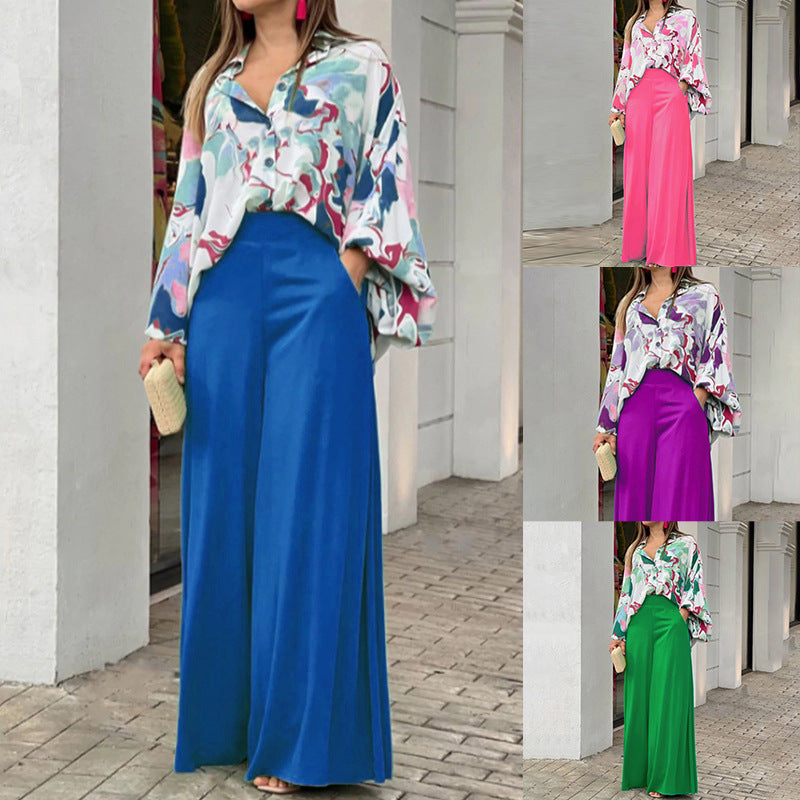 Fashionable Casual Elegant Wide-leg Pants
