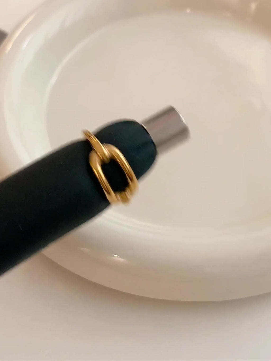 All-matching Niche High-grade Non-fading Ring