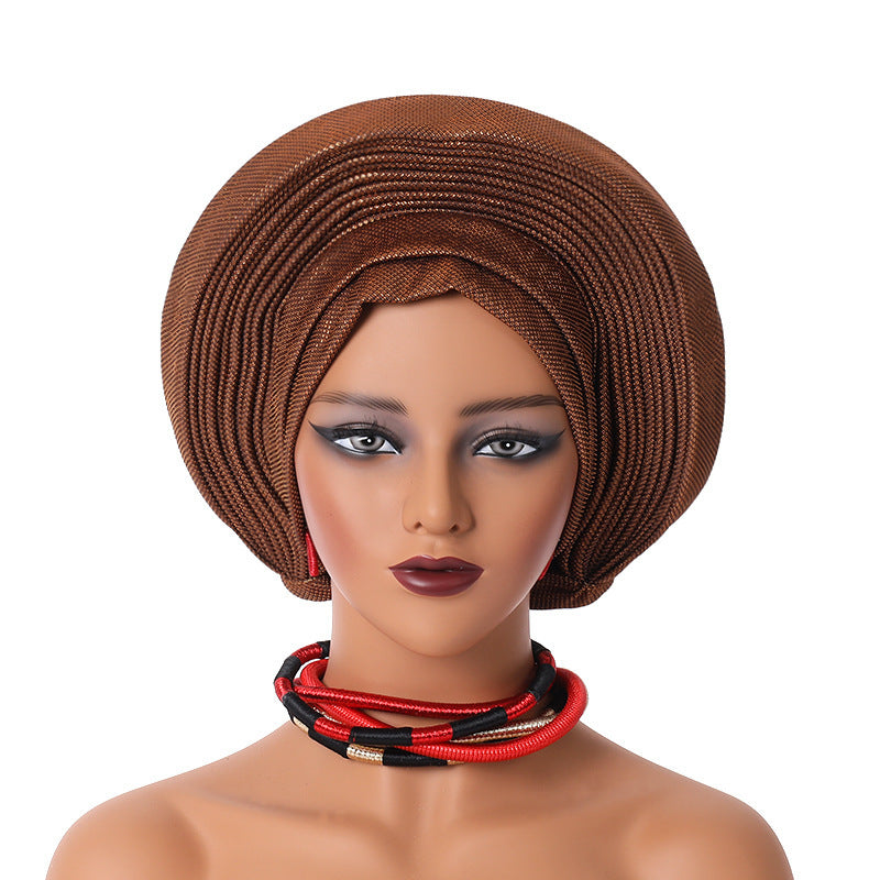 Heavy Industry Bright Silk Laminated Bandage Party Toque