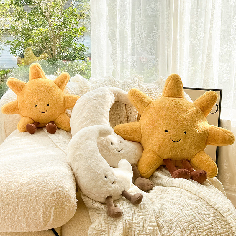 Sun Pillow Sofa Living Room Decoration Pillow Moon Pillow