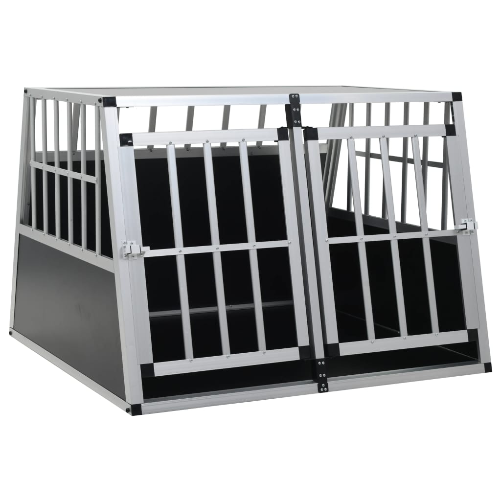 Vidaxl Dog Crate with Double Door 94x88x69 cm-0
