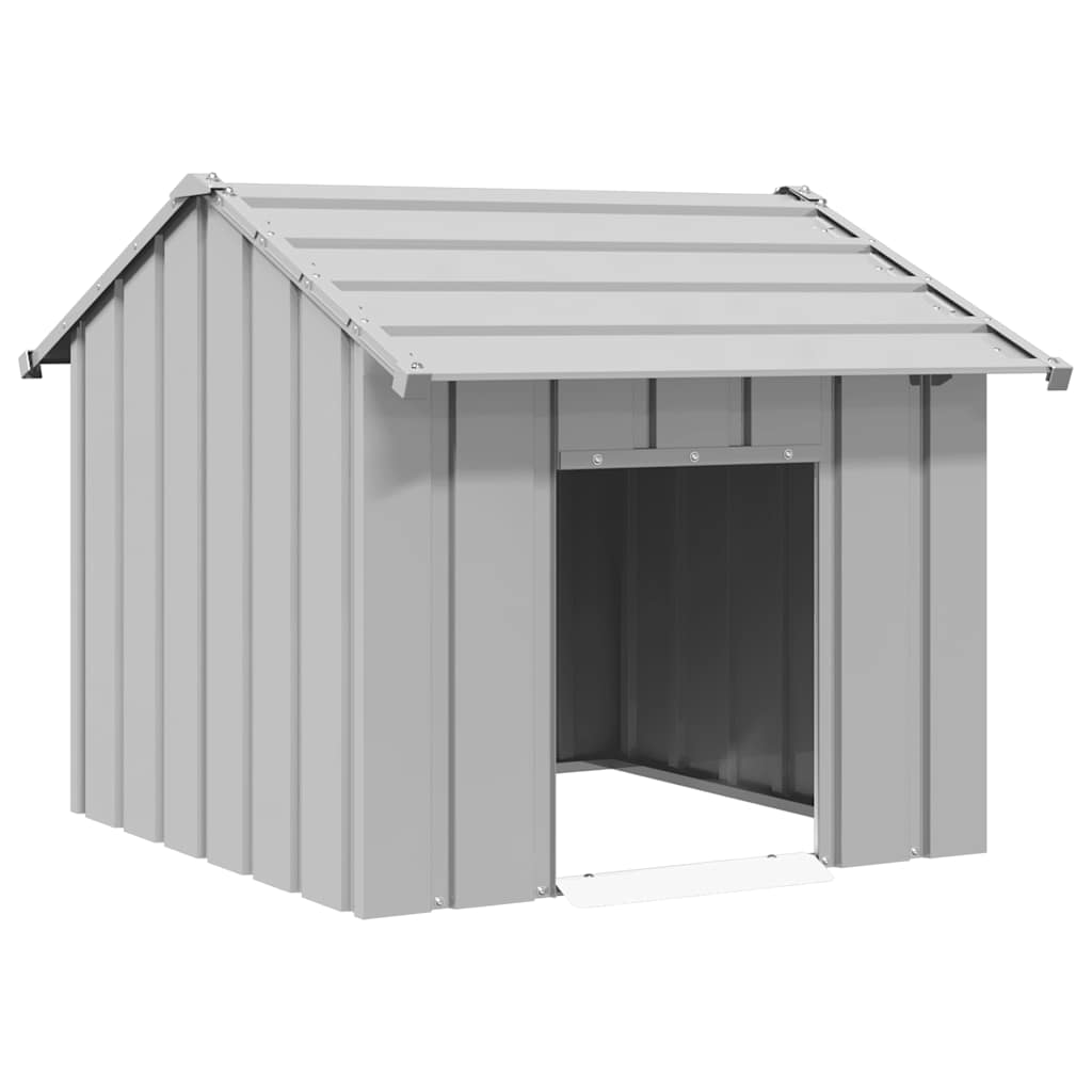 Vidaxxl doghouse with roof 85x107x81 cm galvanized steel