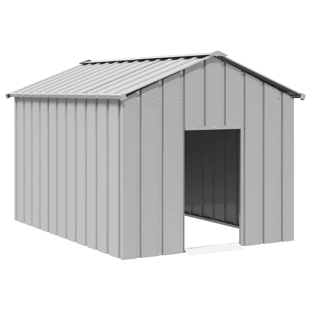 Vidaxxl doghouse with roof 113x153x101 cm galvanized steel