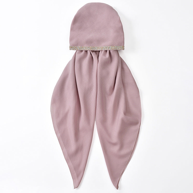 Ethnic Style Solid Color Hot Drilling Tam-o'-shanter Everyday Joker Europe And America