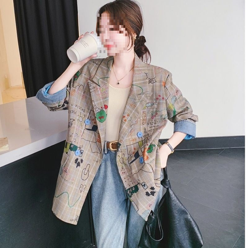 Loose Youthful-looking Retro Trendy Coat