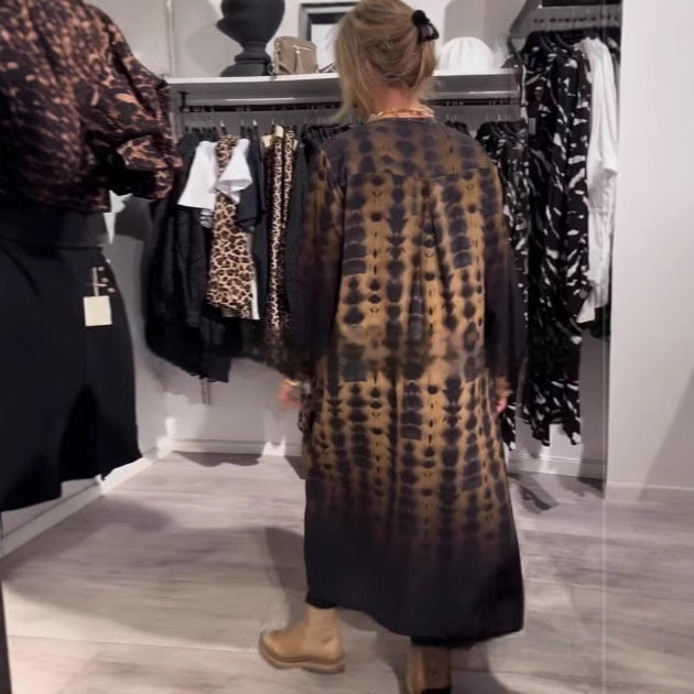 Leopard Print Dress New Loose Casual