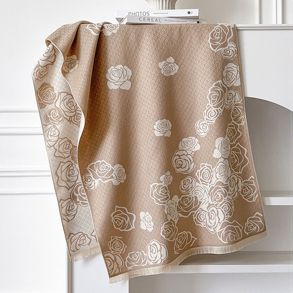 High-grade All-matching Thick Warm Scarf Air Conditioning Shawl Cashmere-like