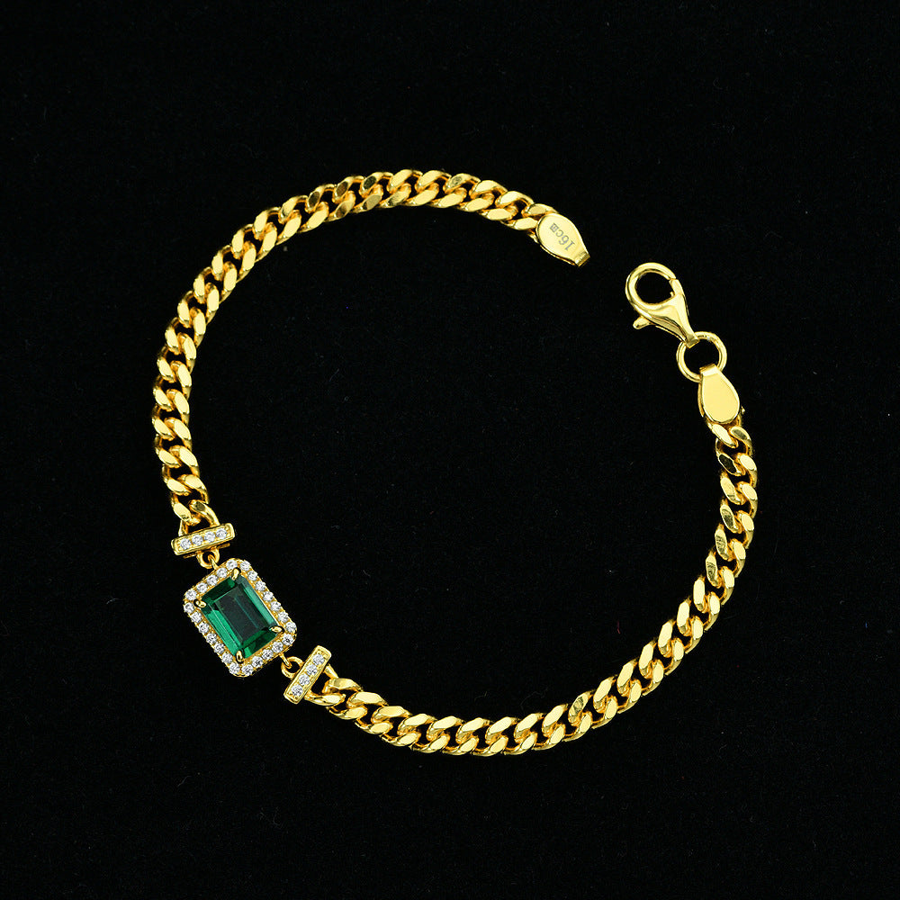 Cuban Bracelet European And American Vintage Jewelry Fashion