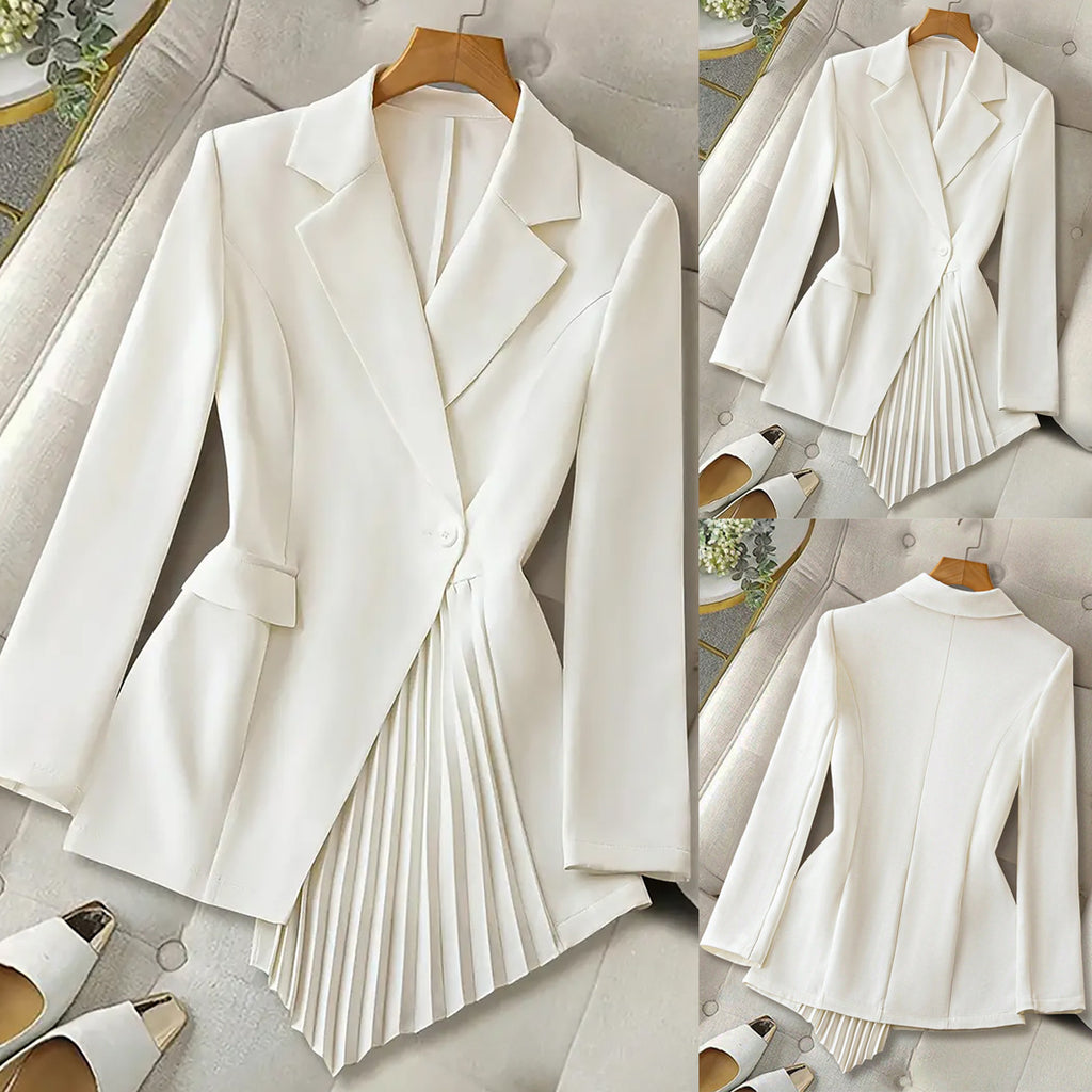 Elegant Elegant All-matching Irregular Coat For Commuting In Various Places